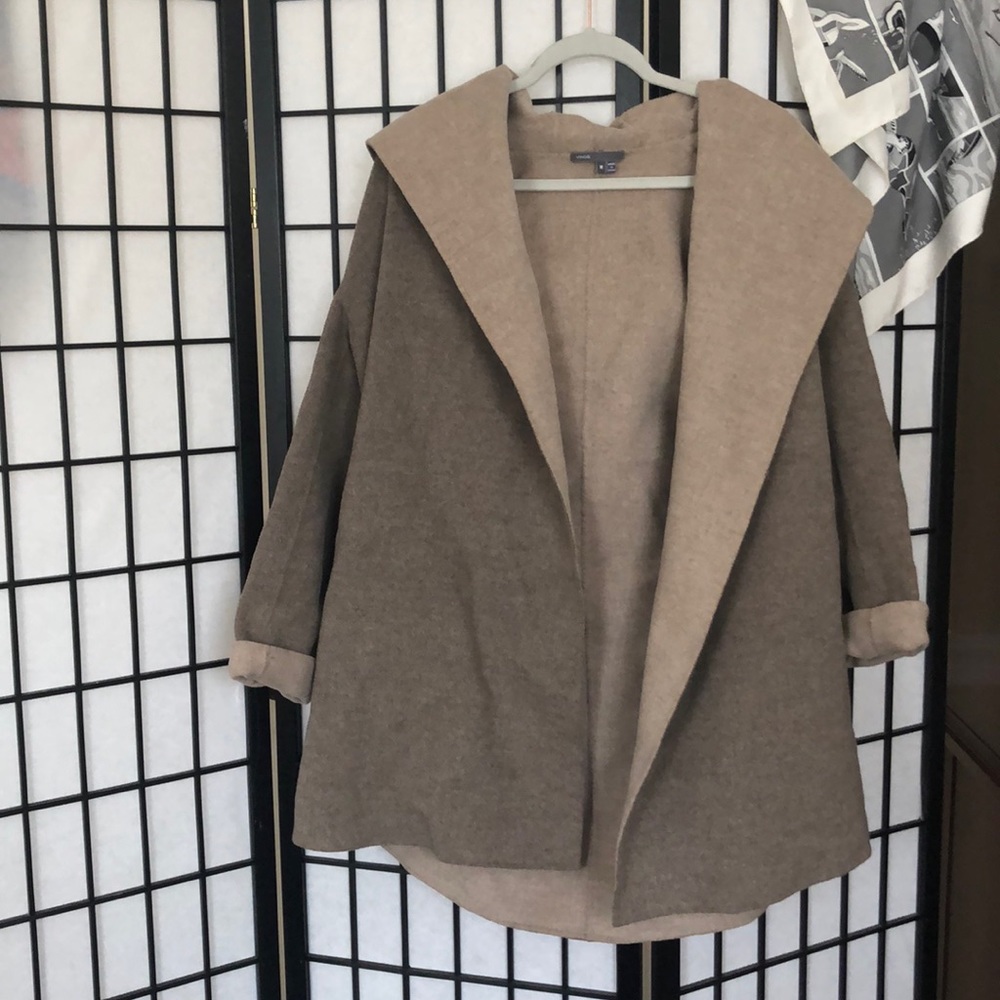 Vince two-tone coat